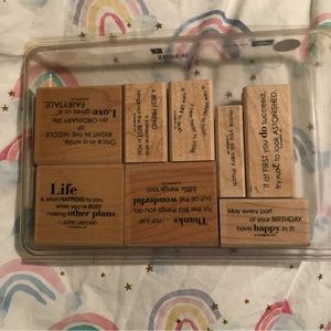 Stampin’ Up “Full of Life” rubber stamp set